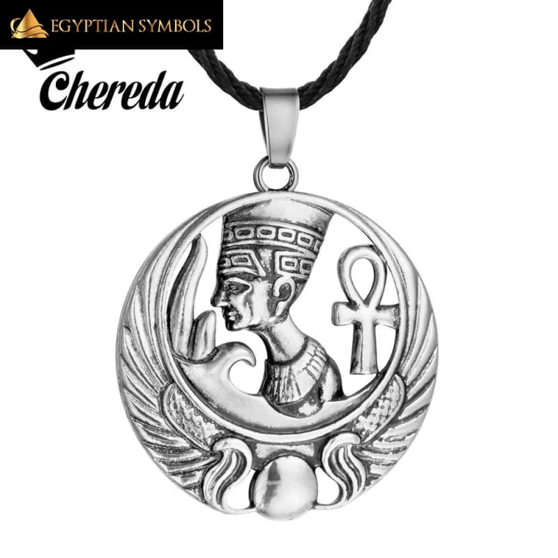 Stunning necklaces and pendants with birthstone pendants for a personal touch-Egyptian Queen Necklaces Cross of Ankh