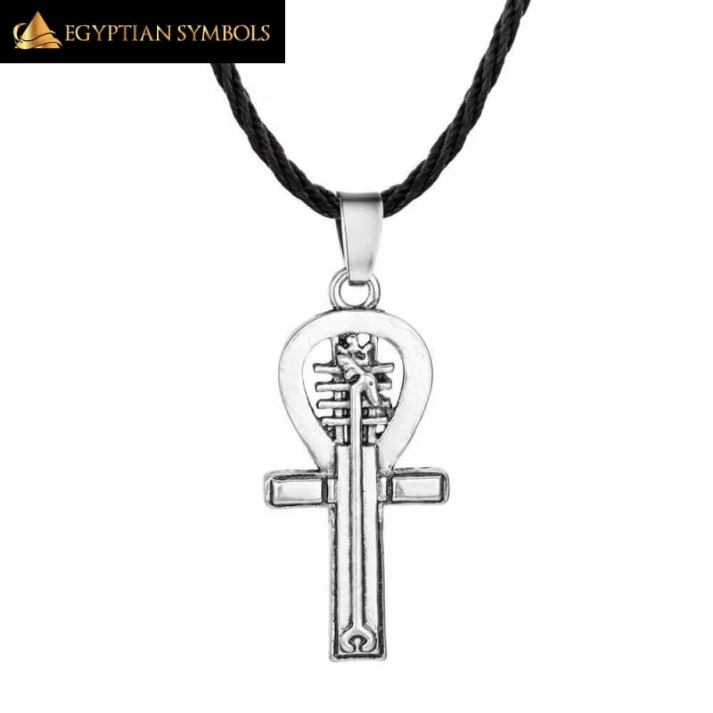 Necklaces and pendants with sun and moon motifs for a celestial-inspired design-Egyptian Ankh Charms Necklace