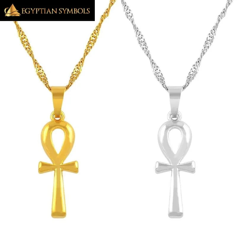 Best necklaces and pendants with matching rings for a coordinated jewelry set-Egyptian Cross Necklace - Unique model