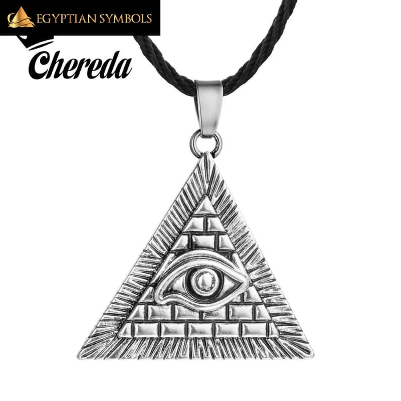 Stunning necklaces and pendants with ruby and diamond combinations for a luxurious effect-Pyramid Pendants for Men