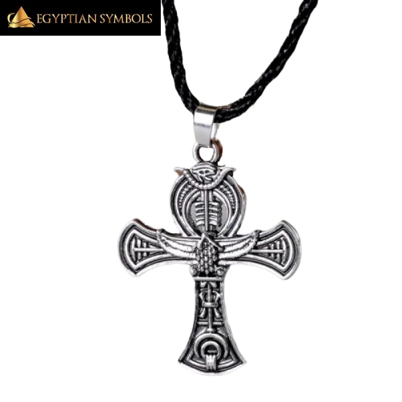 Best necklaces and pendants with matching rings for a coordinated jewelry set-Egyptian Cross Necklace Vintage