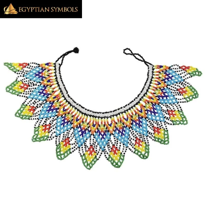 Best necklaces and pendants with crystal accents for a sparkling and elegant style-African Ethnic Handmade Necklace Collar