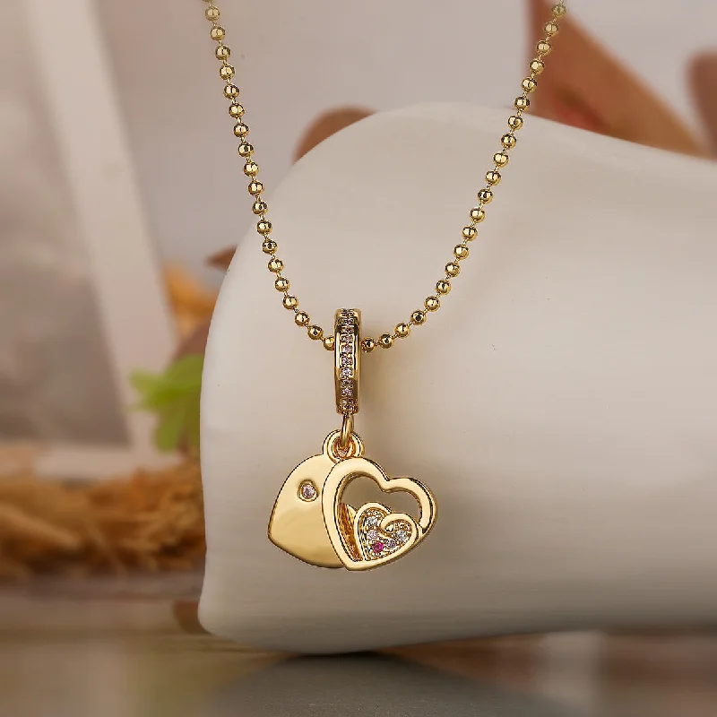 Necklaces and pendants with love knot designs for a romantic, meaningful symbol-Just lil things Artificial Necklace