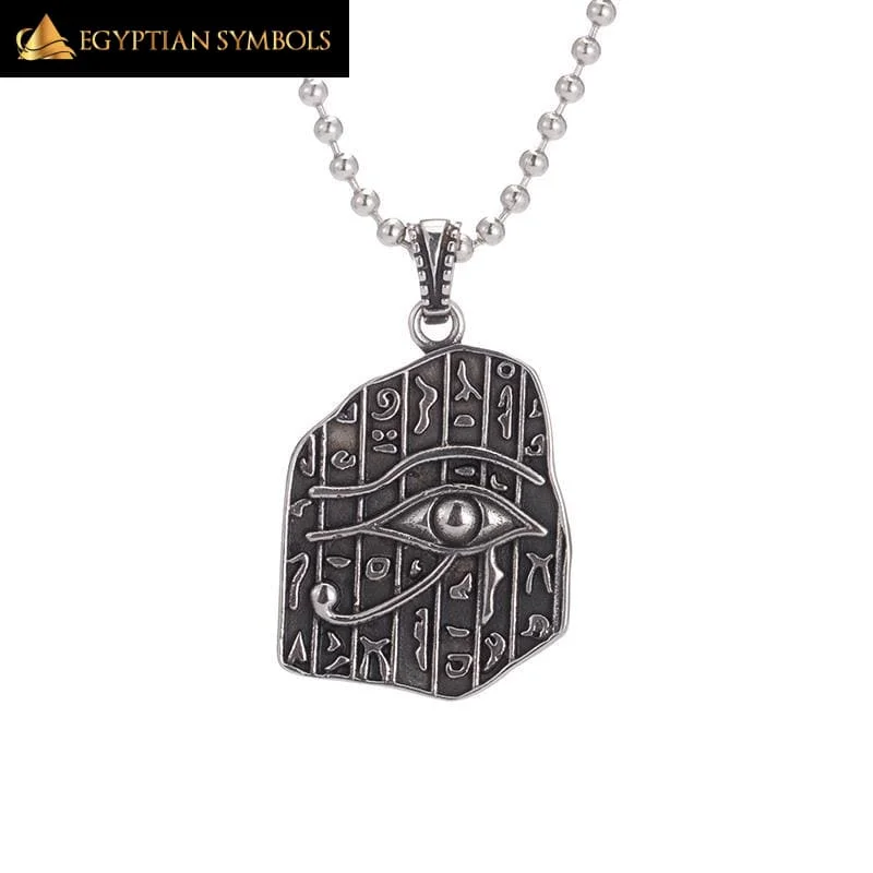 Beautiful necklaces and pendants with geometric shapes for a modern, artistic design-The Eye Of Horus Necklace