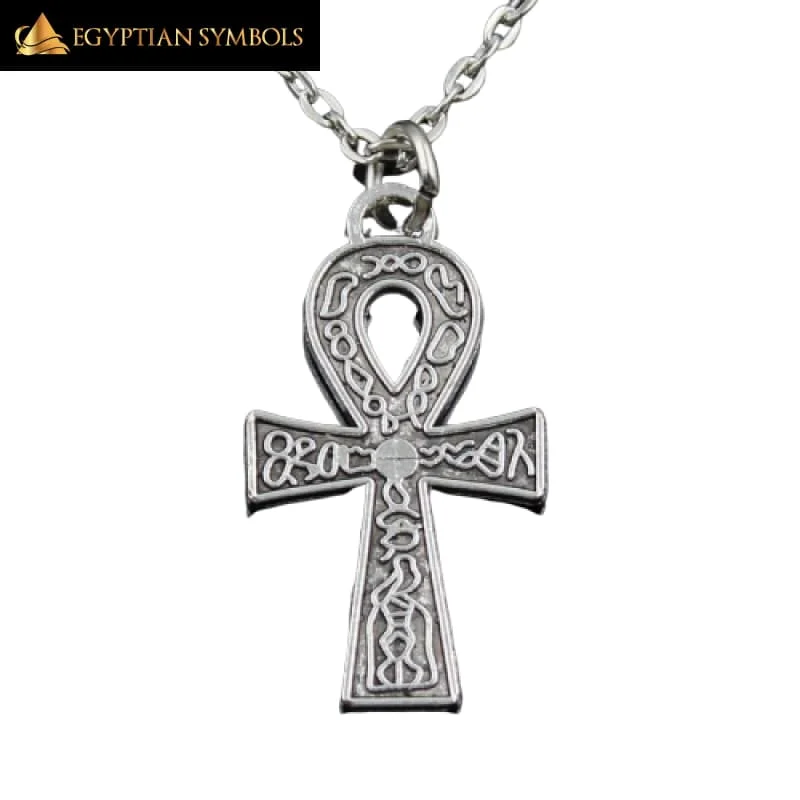 Unique necklaces and pendants with custom birthstone arrangements for personalization-Ankh life symbol Pendant