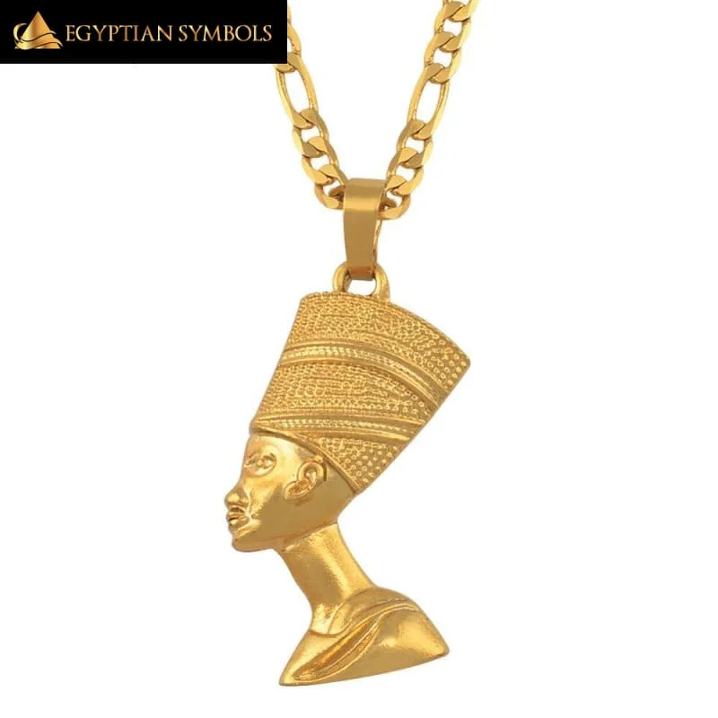 Beautiful necklaces and pendants with gemstone teardrops for an elegant effect-Queen Nefertiti Necklaces for Women