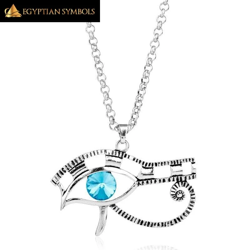 Stunning necklaces and pendants with sapphire gemstones for a luxurious blue hue-Eye of Horus Charms Necklace