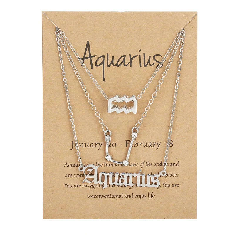 Beautiful necklaces and pendants with gemstone teardrops for an elegant effect-just-lil-things-horoscope-artifical-sliver-necklace