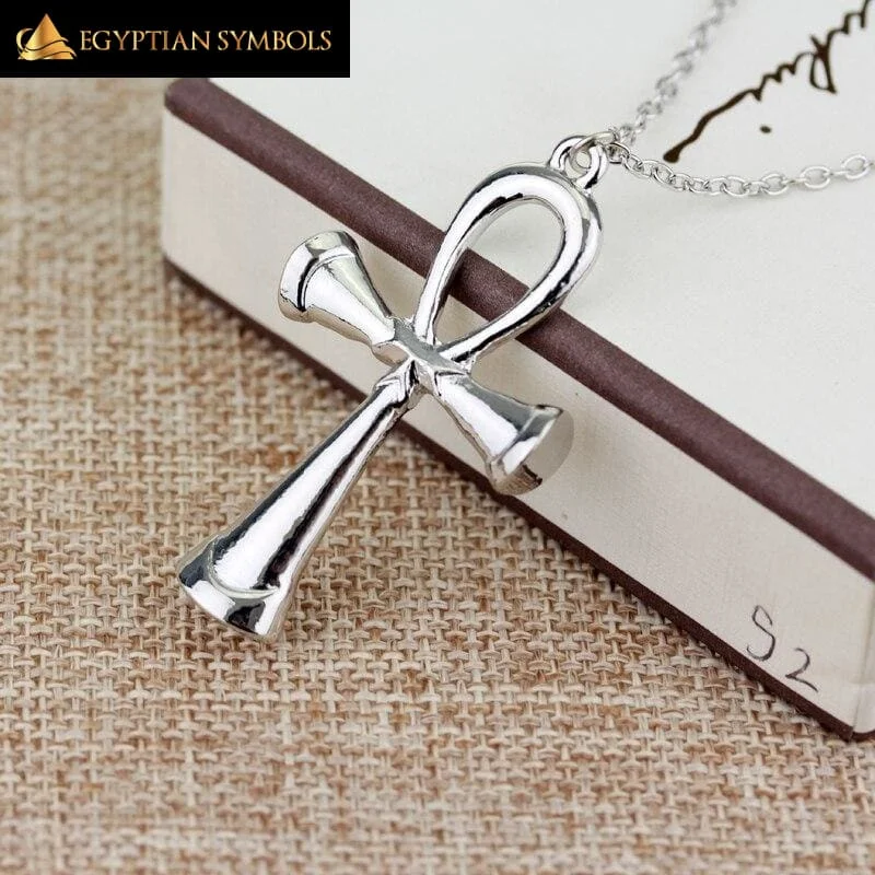 Beautiful necklaces and pendants with natural stones for an earthy, organic vibe-Mystic Egyptian Ankh Cross Necklace