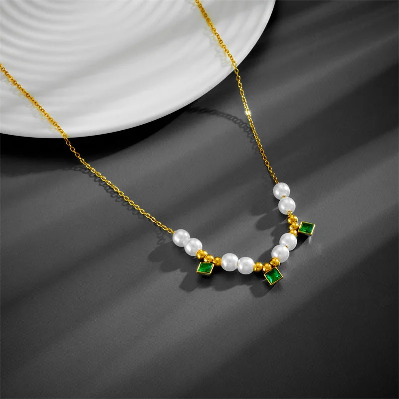 Elegant necklaces and pendants with gold chains for a chic, timeless appearance-Just Lil Things Artificial Multi Color  Necklace jltn1060