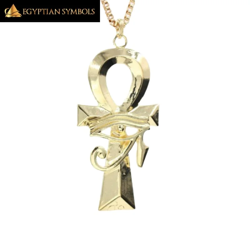 Best necklaces and pendants with rose gold for a warm and romantic appeal-Women Egyptian Eye of Horus Necklace