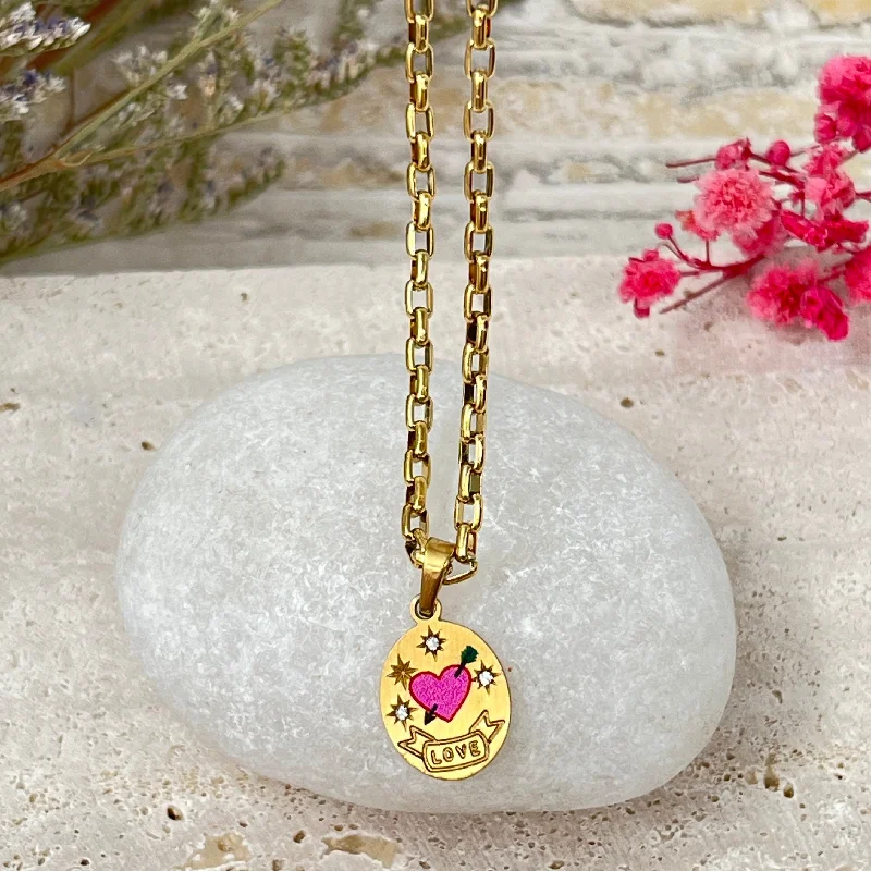 Best necklaces and pendants with statement designs for a fashionable accessory-Just Lil Things Artificial  Gold Necklace jltn0803