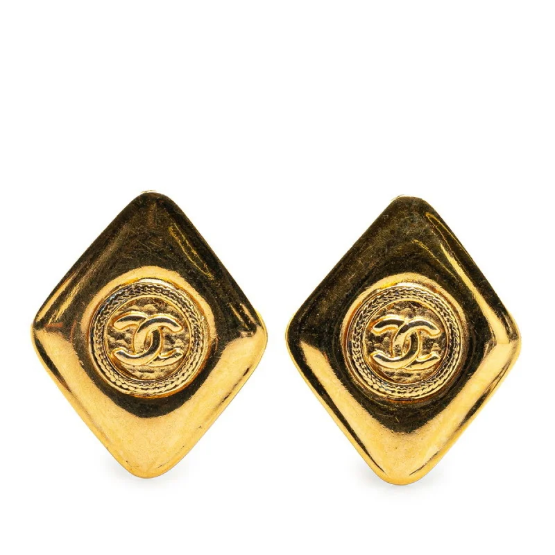 Drop Earrings for Anniversary -Chanel   Plating Clip Earrings (Pre-Owned)