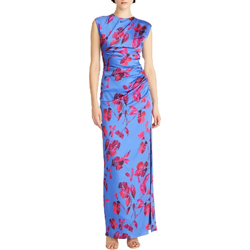 Sundress Dresses for Sunny -ML Monique Lhuillier Womens Split Hem Full Length Midi Dress