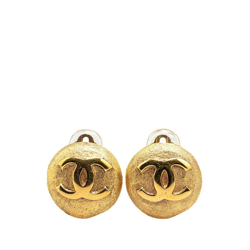 Lead Free Drop Earrings for Health -Chanel  Plating Clip Earrings (Pre-Owned)