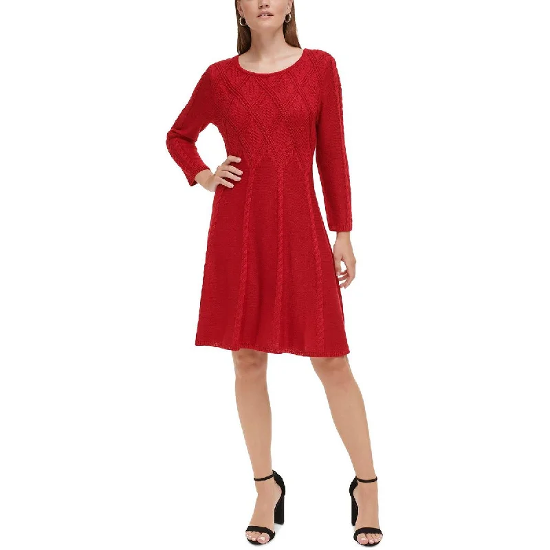 Ball Gown Dresses for Glamour -Jessica Howard Womens Knee Length Casual Sweaterdress