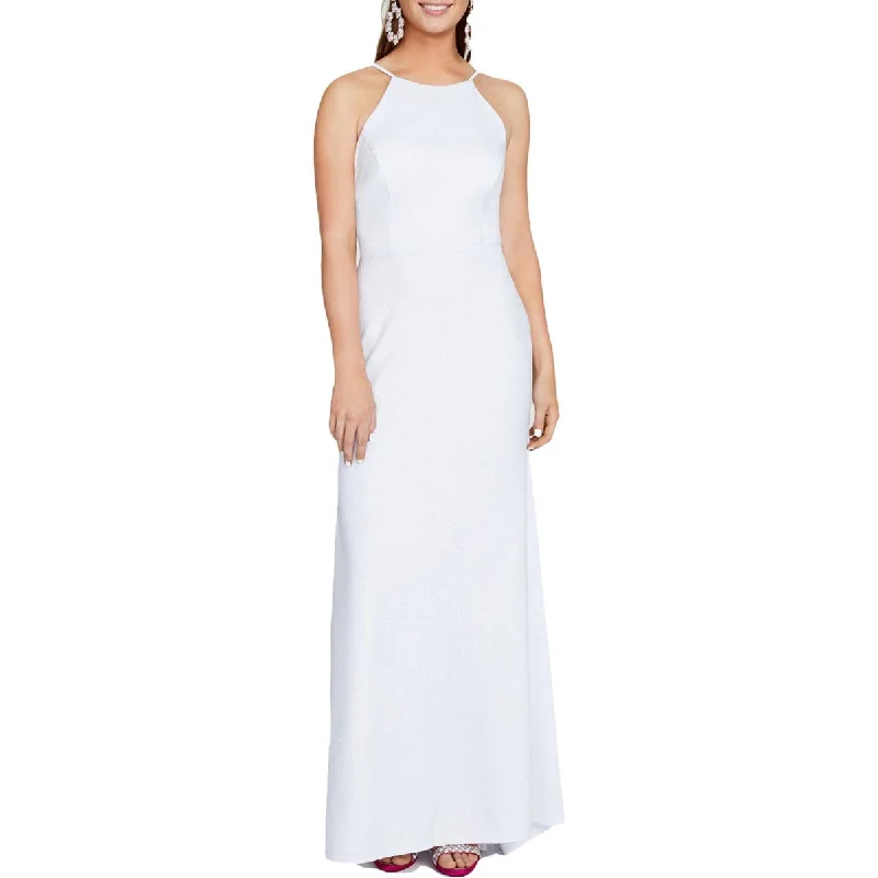 Long-sleeved Dresses for Coverage -Jump Apparel Womens Ladder Side Maxi Evening Dress