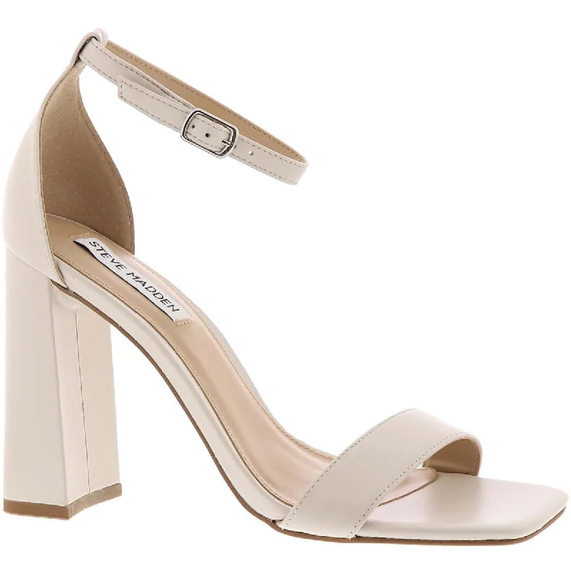 Stylish sandals for men with leather straps and simple yet sophisticated design-Steve Madden Womens Tiaa  Block Heels