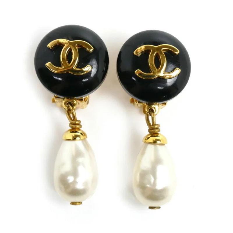 Drop Earrings for Christmas Party -Chanel    Plating Clip Earrings (Pre-Owned)