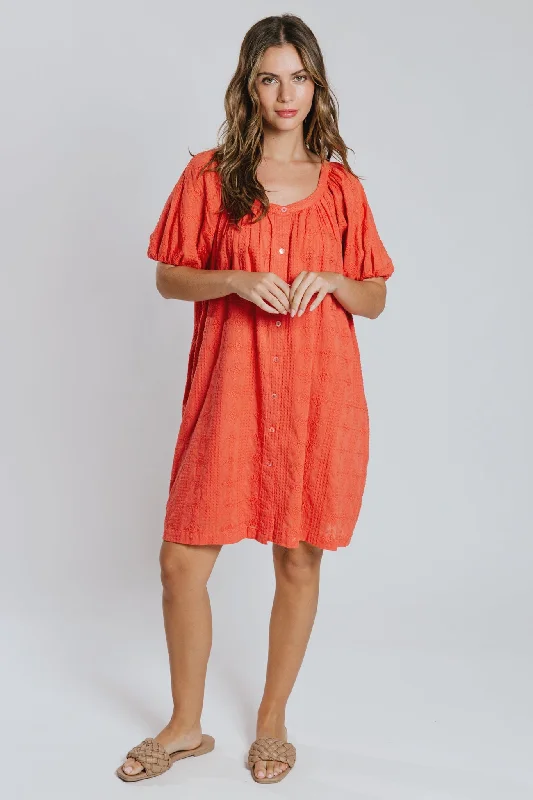 Cocktail Dresses for Party Time -Vera S/S Button Down Dress