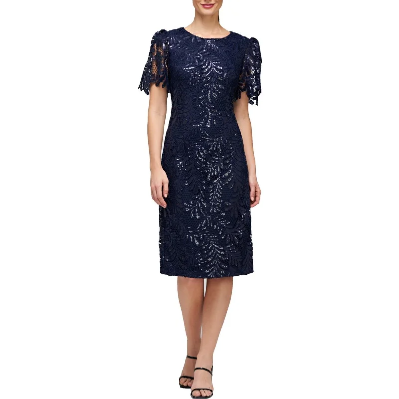 Evening Dresses for Formal Events -JS Collections Womens Lace Sequin Cocktail And Party Dress