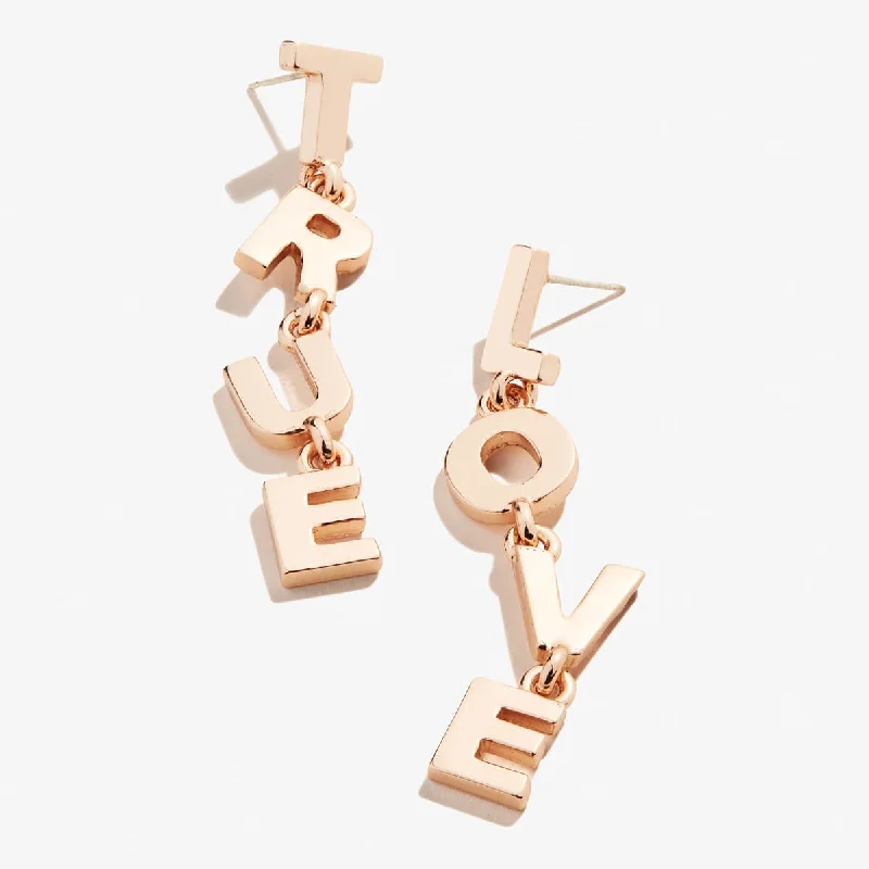 Drop Earrings for Concert Look -'True Love' Statement Earrings