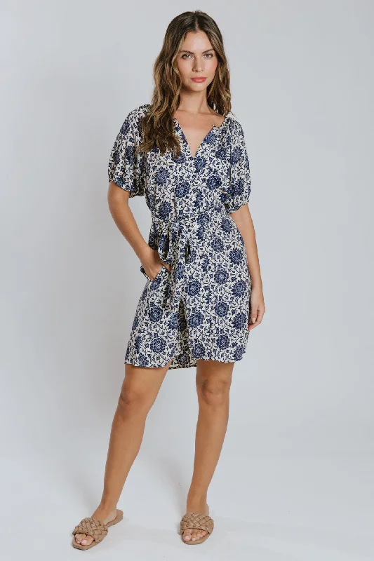 Sheath Dresses for Sophisticated -Satya S/S Button Down Dress