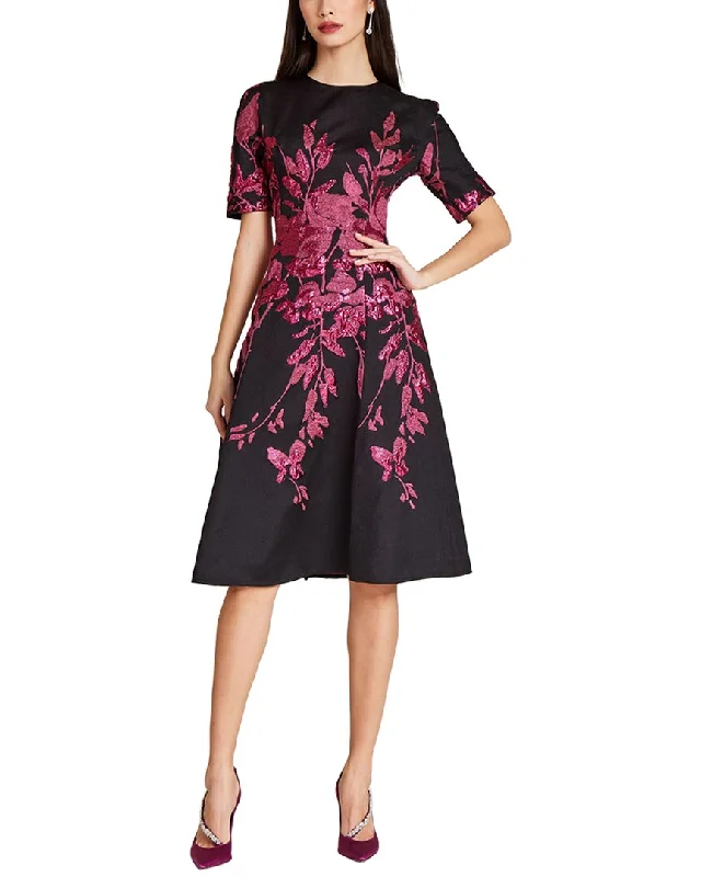 Mini Dresses for Youthful Look -Teri Jon by Rickie Freeman Special Occasion Short Printed Dress