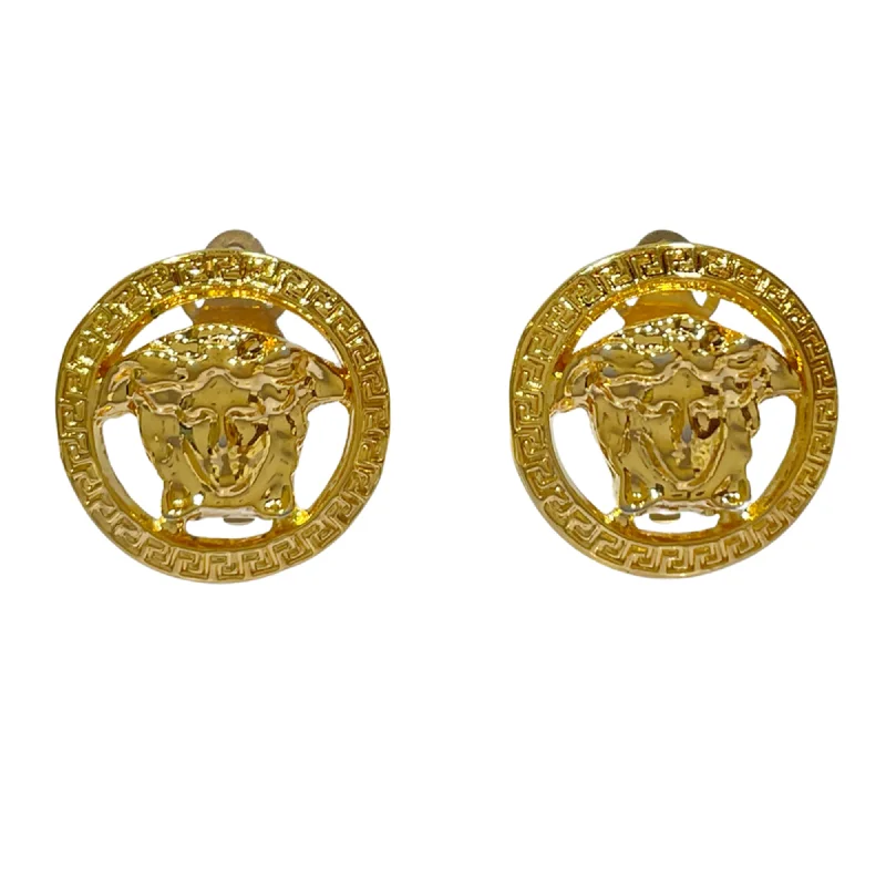 Square Drop Earrings for Modern -Versace Clip Earrings (Pre-Owned)