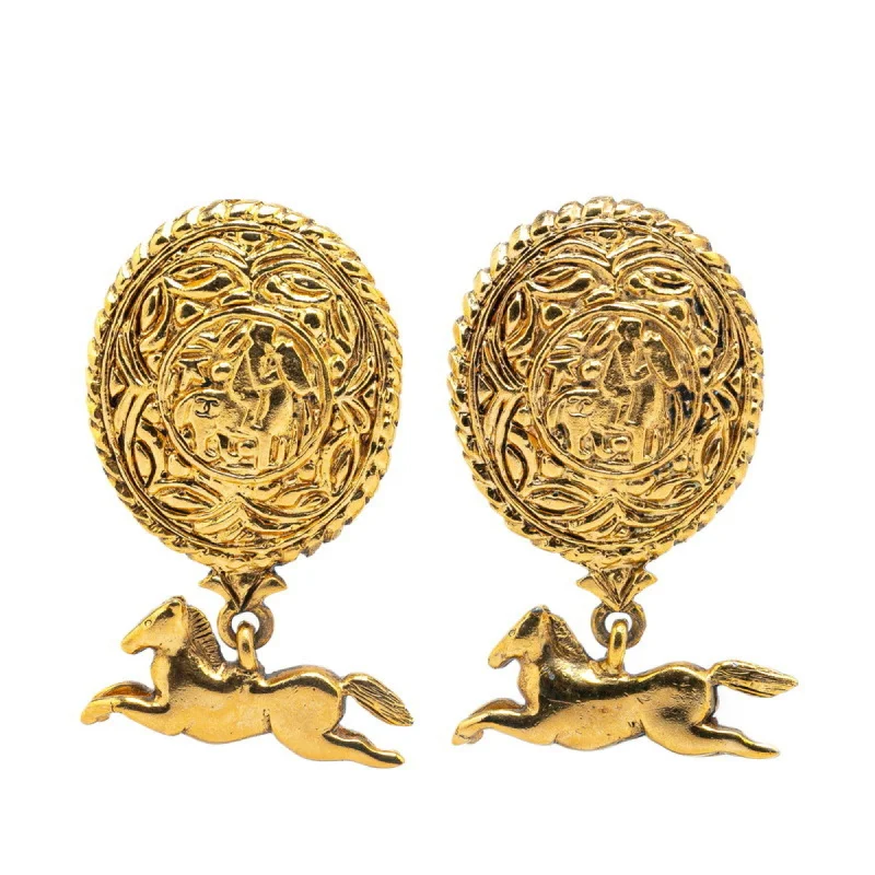 Drop Earrings for Wellness Routine -Chanel  Clip Earrings (Pre-Owned)