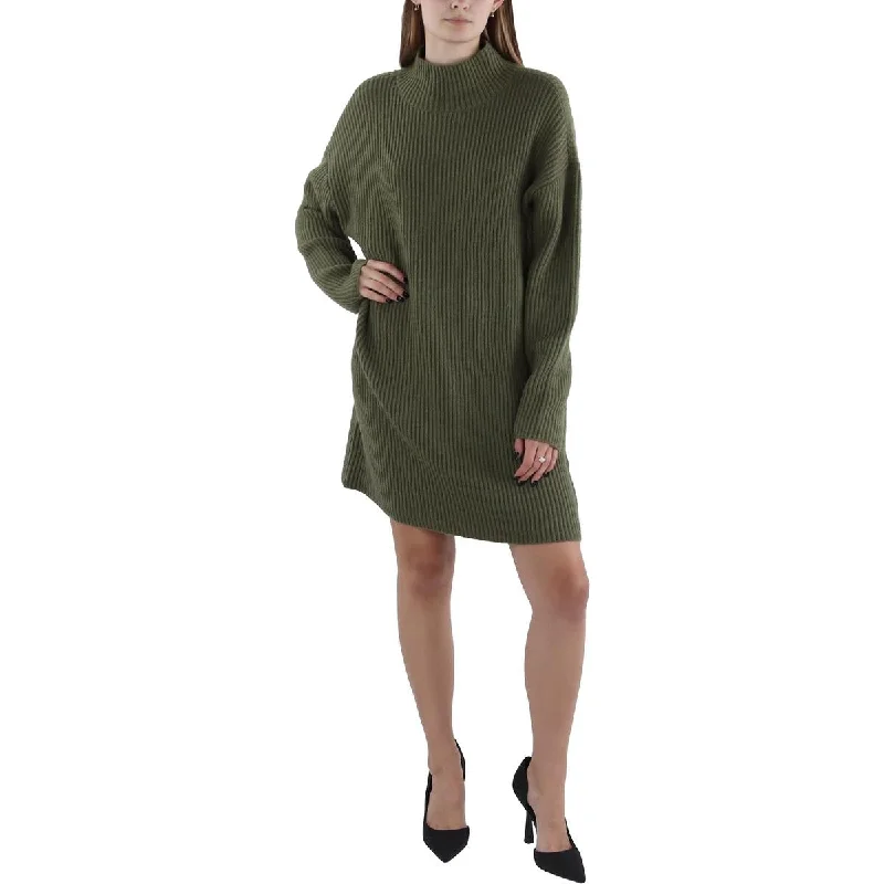 Geometric Dresses for Modern -Lucky Brand Womens Wool Knit Cozy Sweaterdress