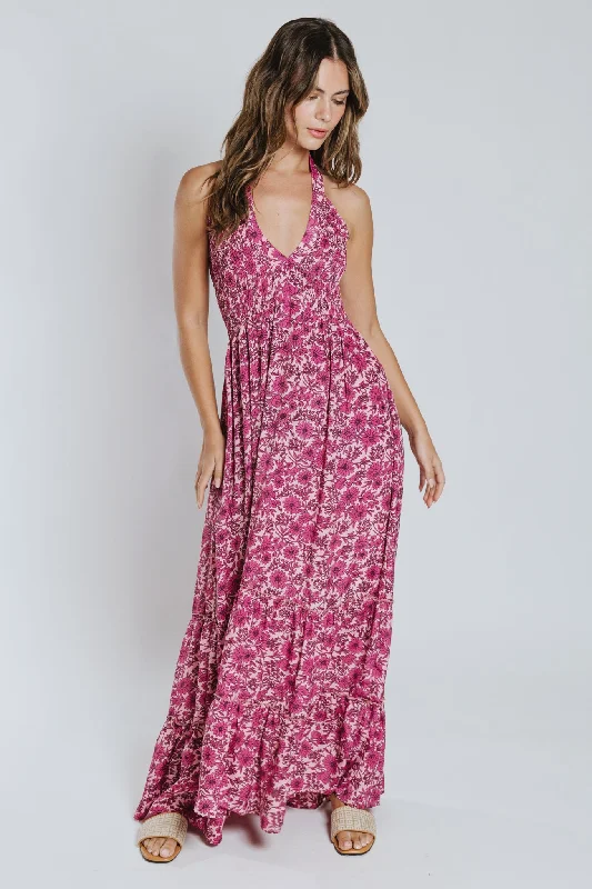 Bridesmaid Dresses for Ceremony -Sonia Halter Maxi Dress