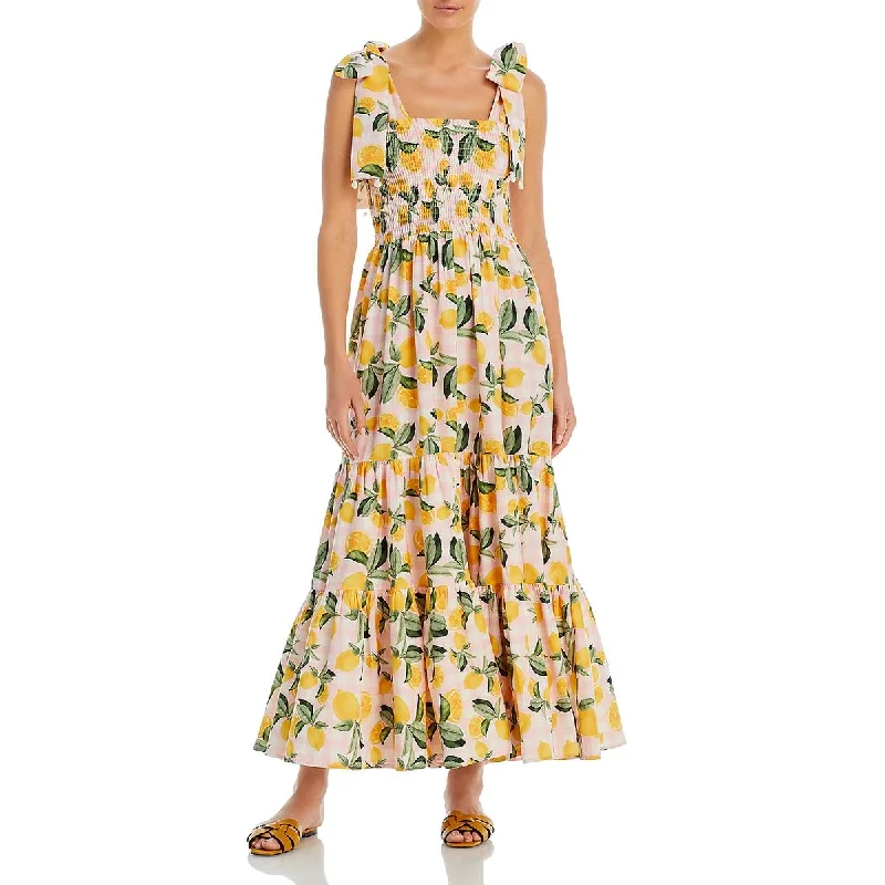 Zippered Dresses for Convenience -Capittana Womens Evita Printed Long Maxi Dress