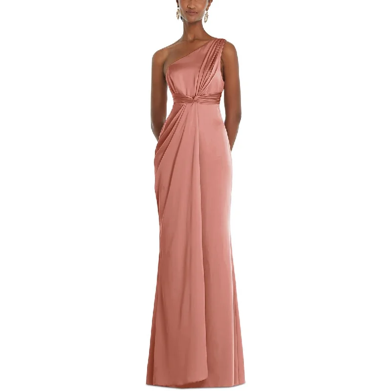 Hippie Dresses with Beads -Dessy Collection by Vivian Diamond Womens    Satin Long Evening Dress