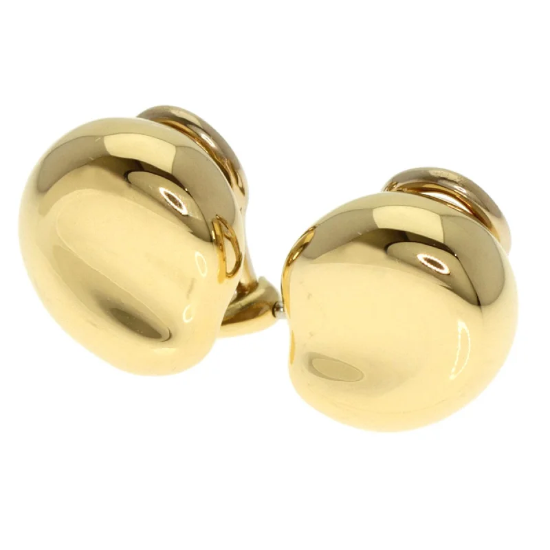 Leverback Drop Earrings for Comfort -Tiffany   (18K) Clip Earrings (Pre-Owned)