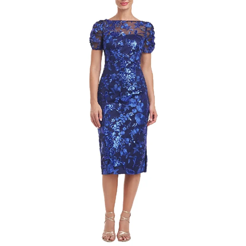 Casual Dresses for Everyday -JS Collections Womens Sequin Embroidered Cocktail And Party Dress