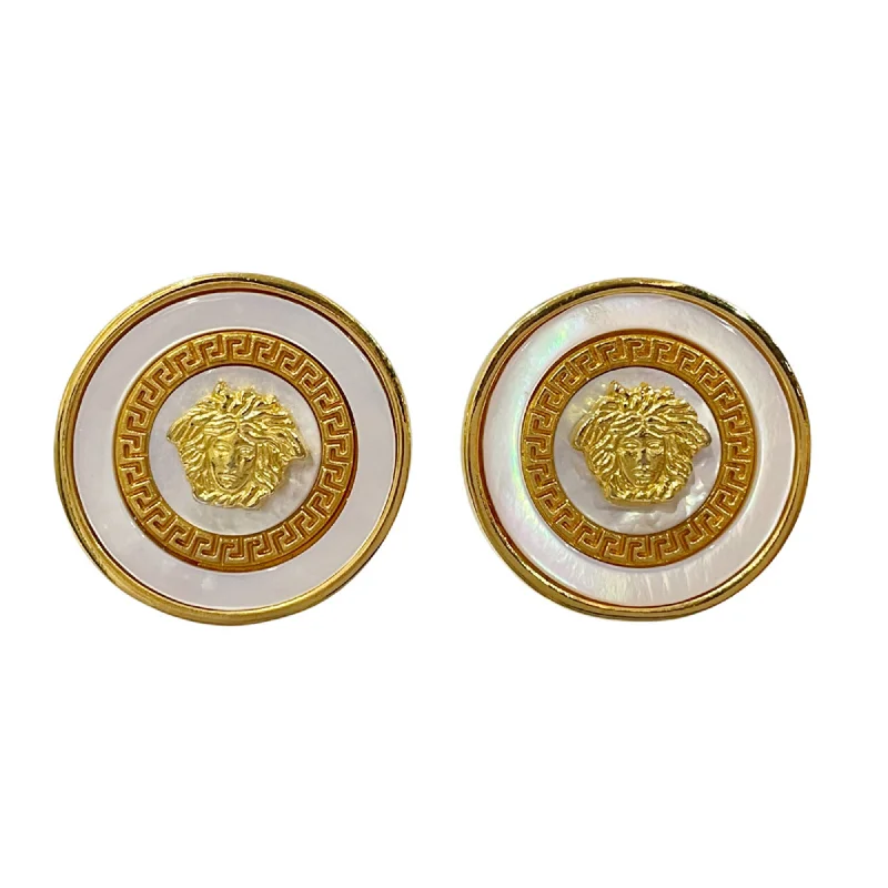 Drop Earrings with Wave Designs -Versace Clip Earrings (Pre-Owned)