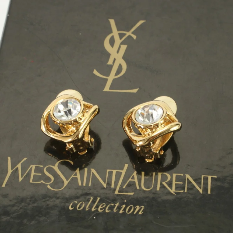 Drop Earrings for Travel Look -Yves Saint Laurent  Clip Earrings (Pre-Owned)