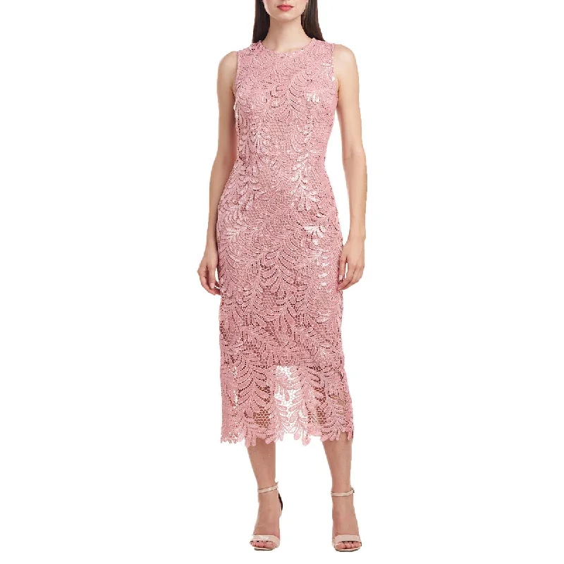 Fashionable Dresses for Style -JS Collections Womens Lace Sequin Midi Dress