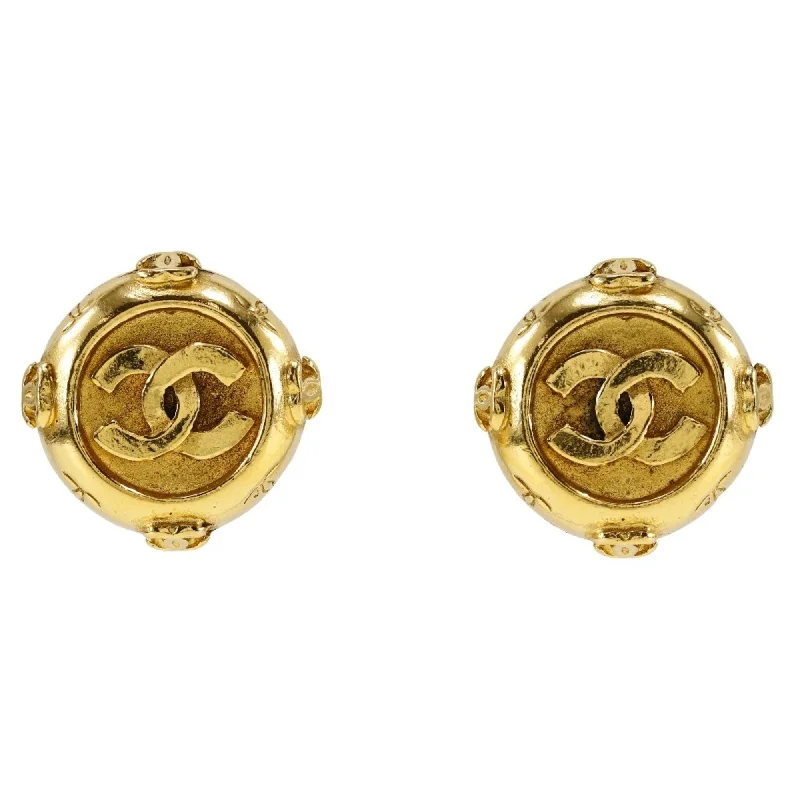 Drop Earrings with Star Motifs -Chanel   Plating Clip Earrings (Pre-Owned)