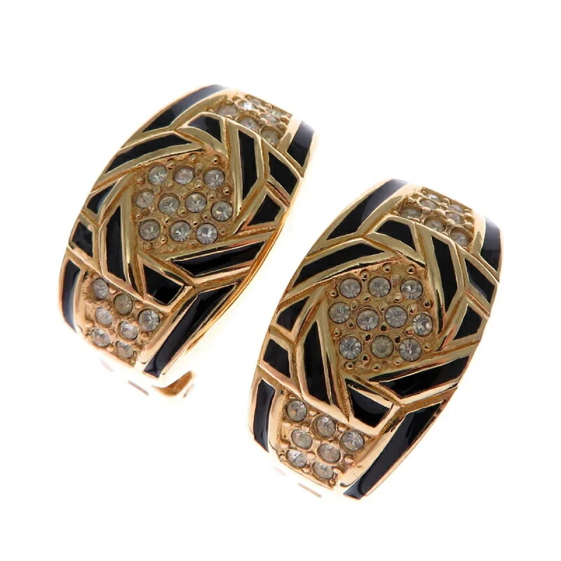 Drop Earrings with Knot Designs -Christian Dior  Plating Clip Earrings (Pre-Owned)