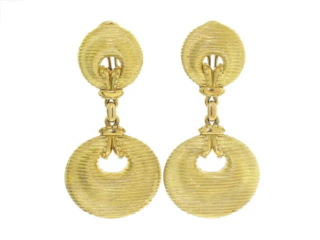 Drop Earrings for Fitness Activities -Paul Morelli Earrings in 18K