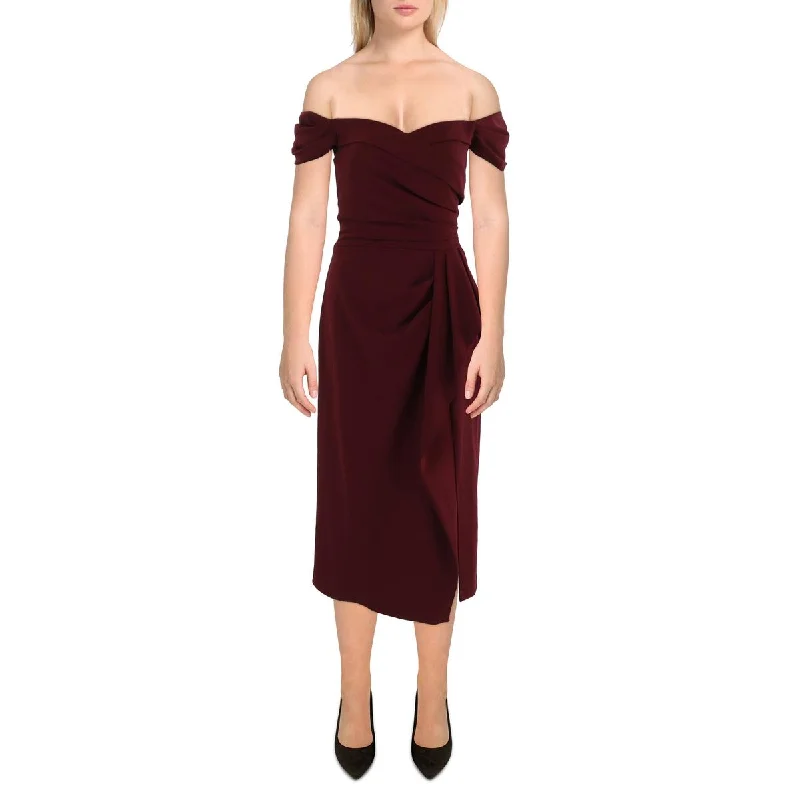 Strapless Dresses for Glamorous -Betsy & Adam Womens Scuba Crepe Sheath Dress