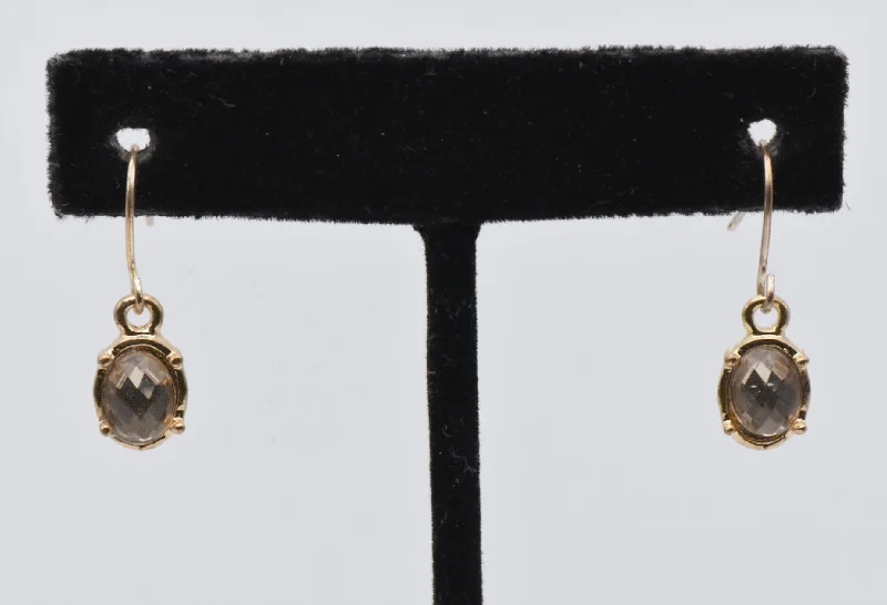 Best hoop earrings with butterfly motifs for a playful and whimsical appearance-Gold Tone Metal Dangle Earrings