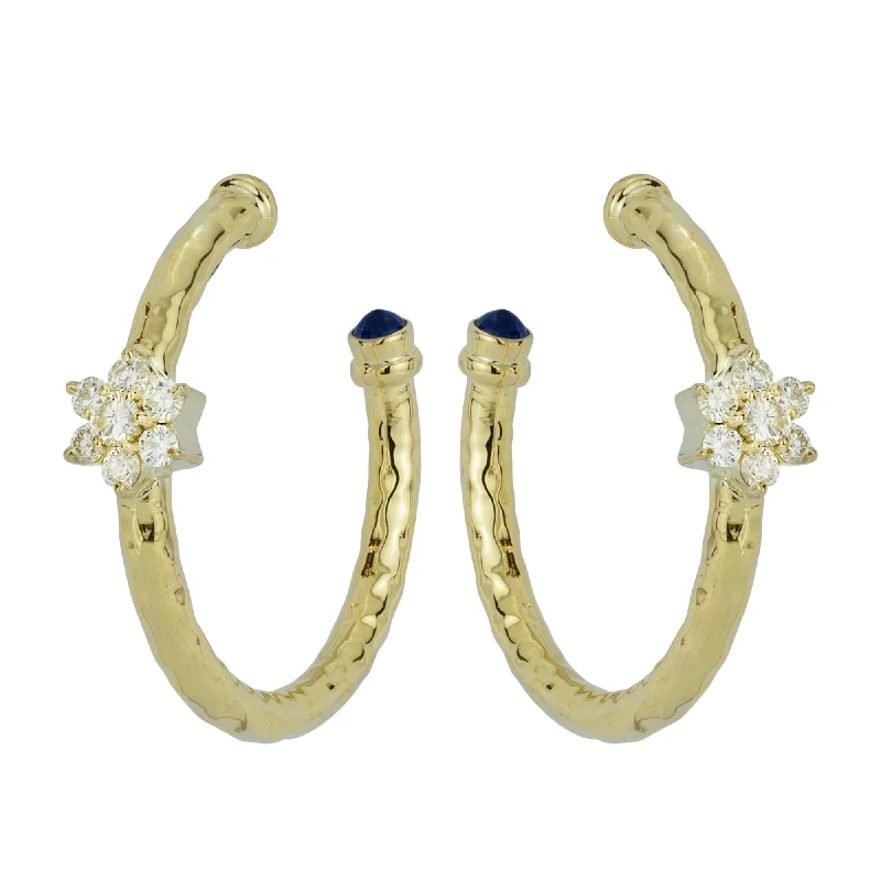 Best hoop earrings with matching bracelets for a coordinated jewelry set-Earrings - Diamond