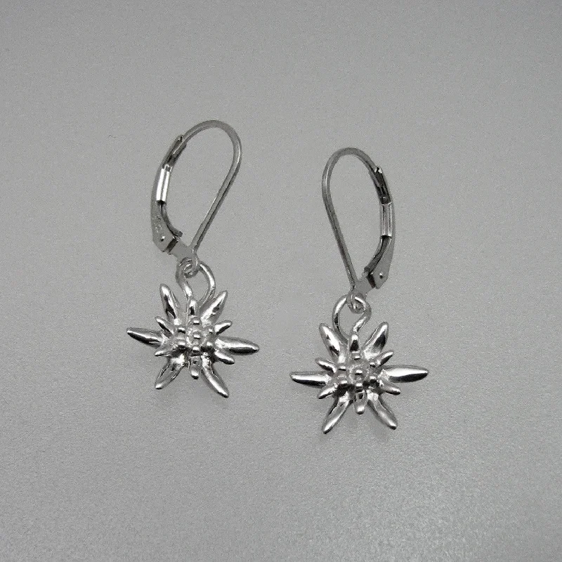 Small hoop earrings for a delicate and understated everyday wear-Edelweiss Earrings Small w/Leverbacks